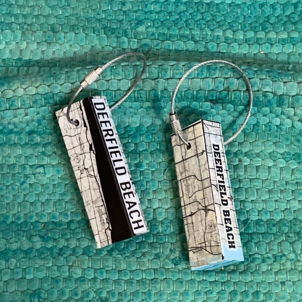 Deerfield beach Florida handmade keychains